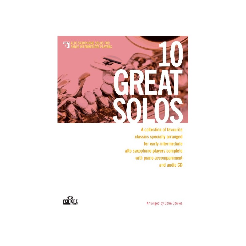 10 Great Solos Alto Sax (book/CD)