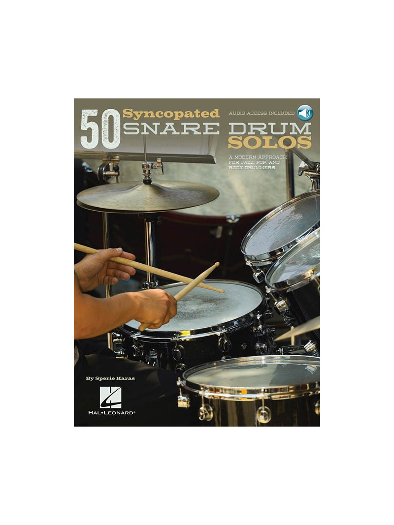 50 Syncopated Snare Drum Solos (book/audio online)