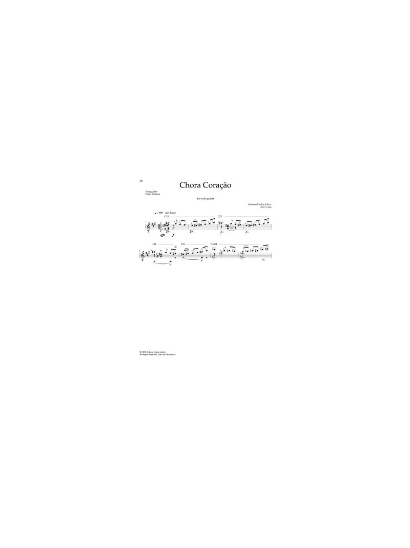 Antonio Carlos Jobim For Classical Guitar  