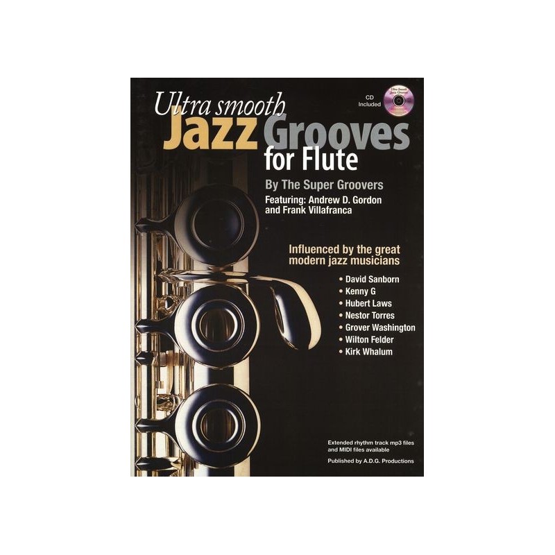Ultra Smooth Jazz Grooves for Flute (book/CD)