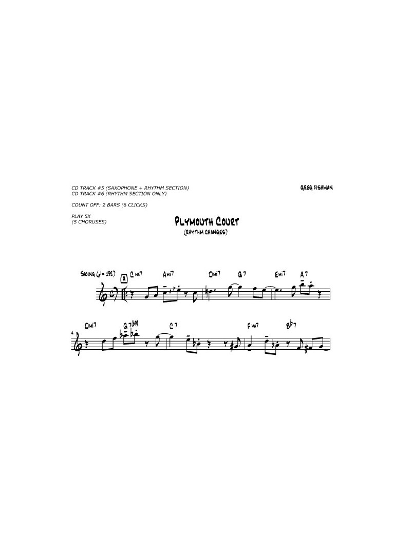 Jazz Saxophone Etudes Volume 3 (book/2 CD)