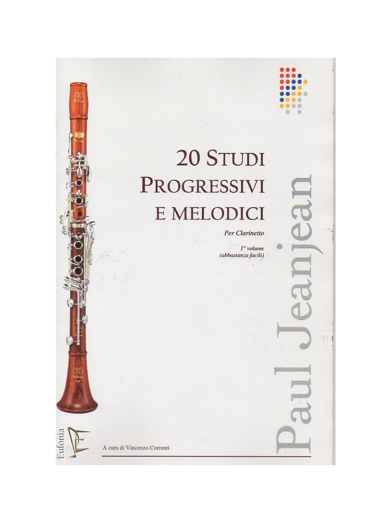 20 Studi progressivi e melodici - Per clarinetto 1° volume