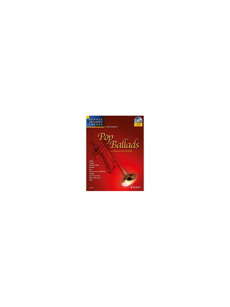 Pop Ballads for Trumpet (book/CD Play-Along)