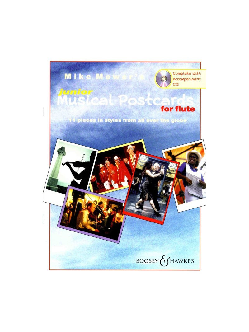 Junior Musical Postcards - For Flute (book/CD)