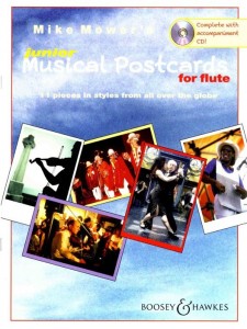 Junior Musical Postcards - For Flute (book/CD)