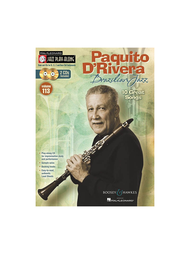 Jazz Play-Along Volume 113: Paquito D'Rivera – Brazilian Jazz (book/CD)