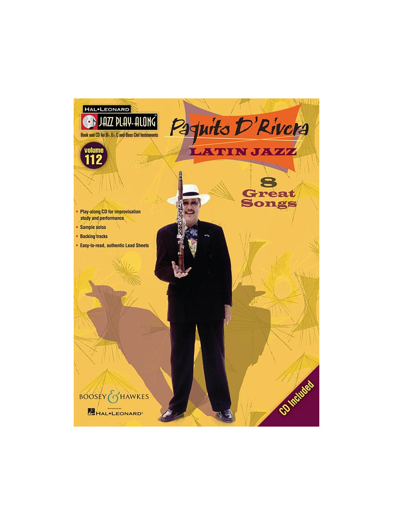 Jazz Play-Along Volume 112: Paquito D'Rivera – Latin Jazz (book/CD)