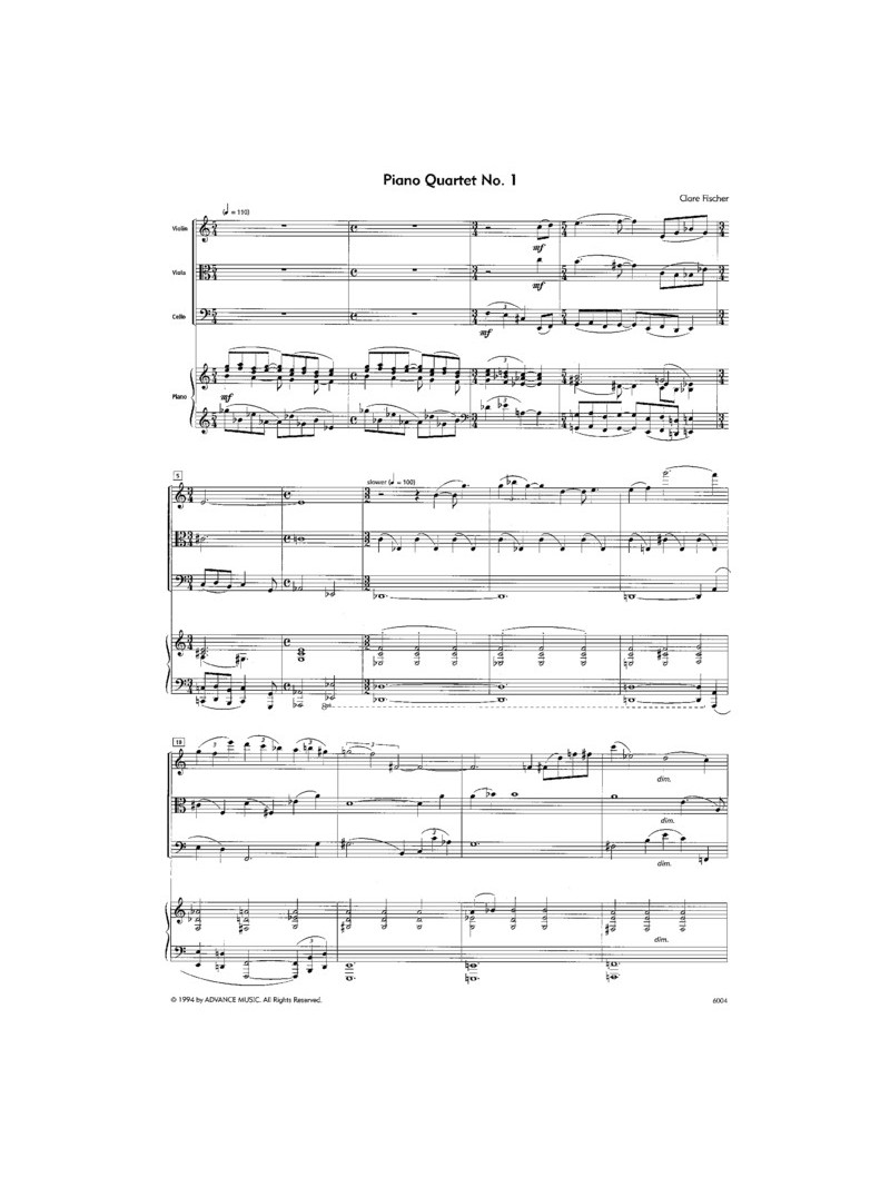 Piano Quartet No. 1 