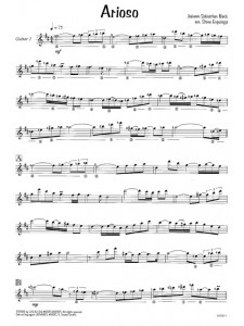 J. S. Bach - Arioso - for 2 Guitars
