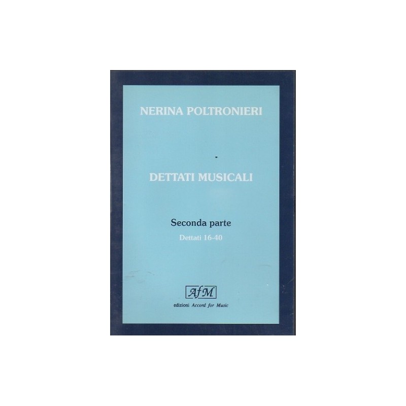Dettati Musicali - Seconda Parte (CD)