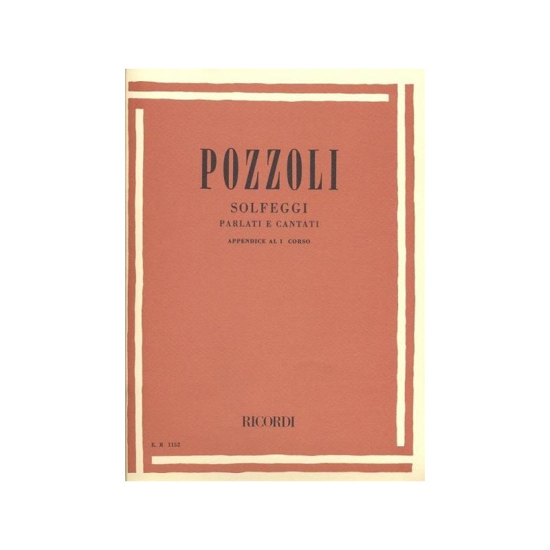 Solfeggi parlati e cantati - Appendice I Corso