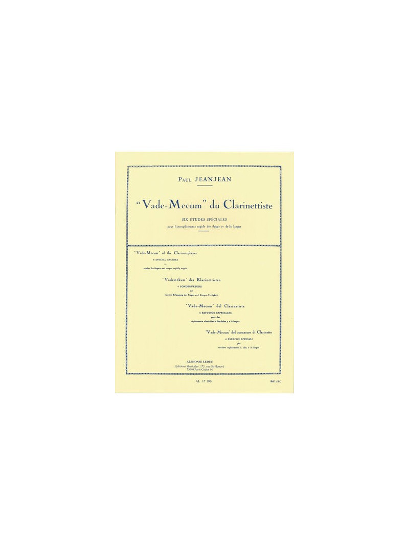 "Vade-Mecum" du Clarinettiste