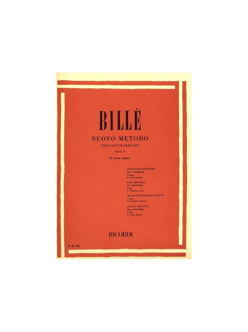 Bille' - Nuovo metodo per contrabbasso - 2° Corso