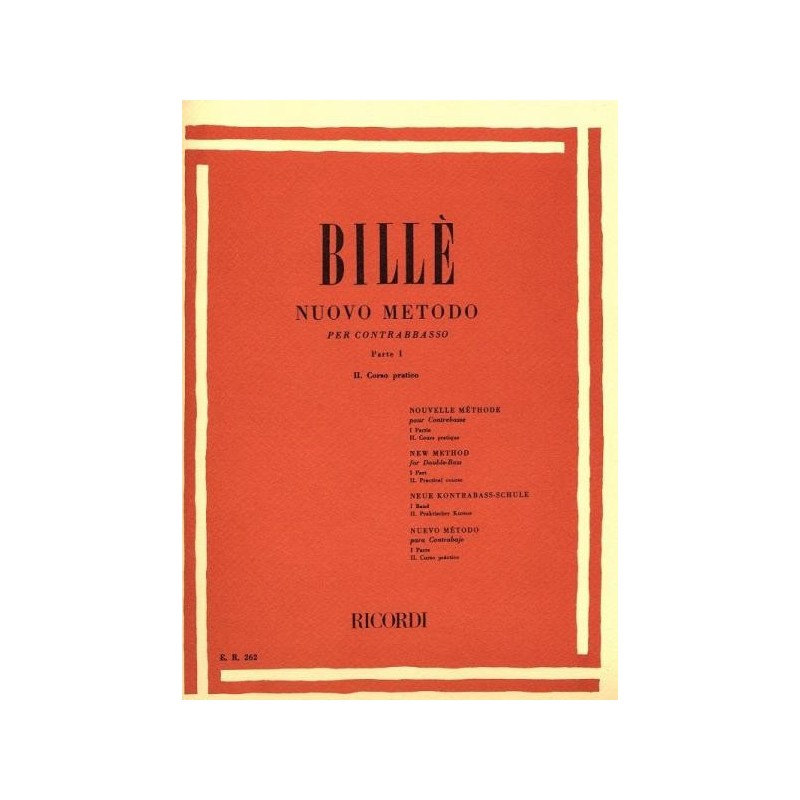 Bille' - Nuovo metodo per contrabbasso - 2° Corso