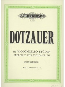 Dotzauer - 113 Violoncello Etuden - Part I