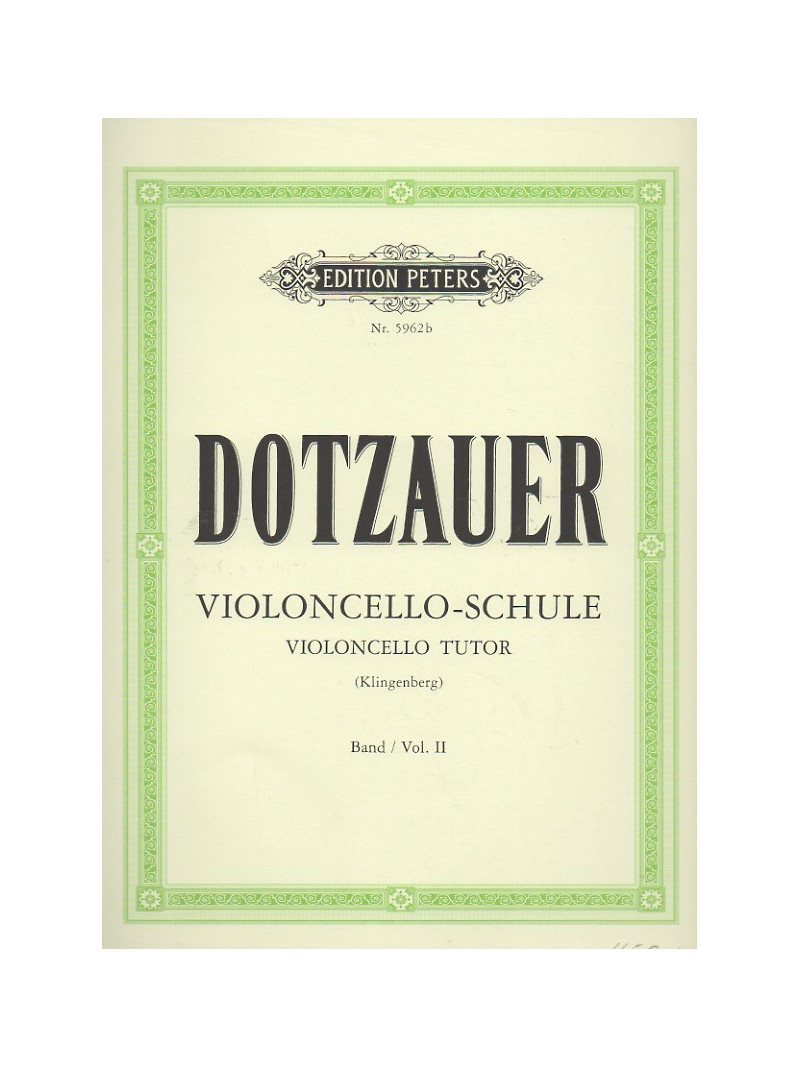 Dotzauer - Violoncello Tutor - Part II