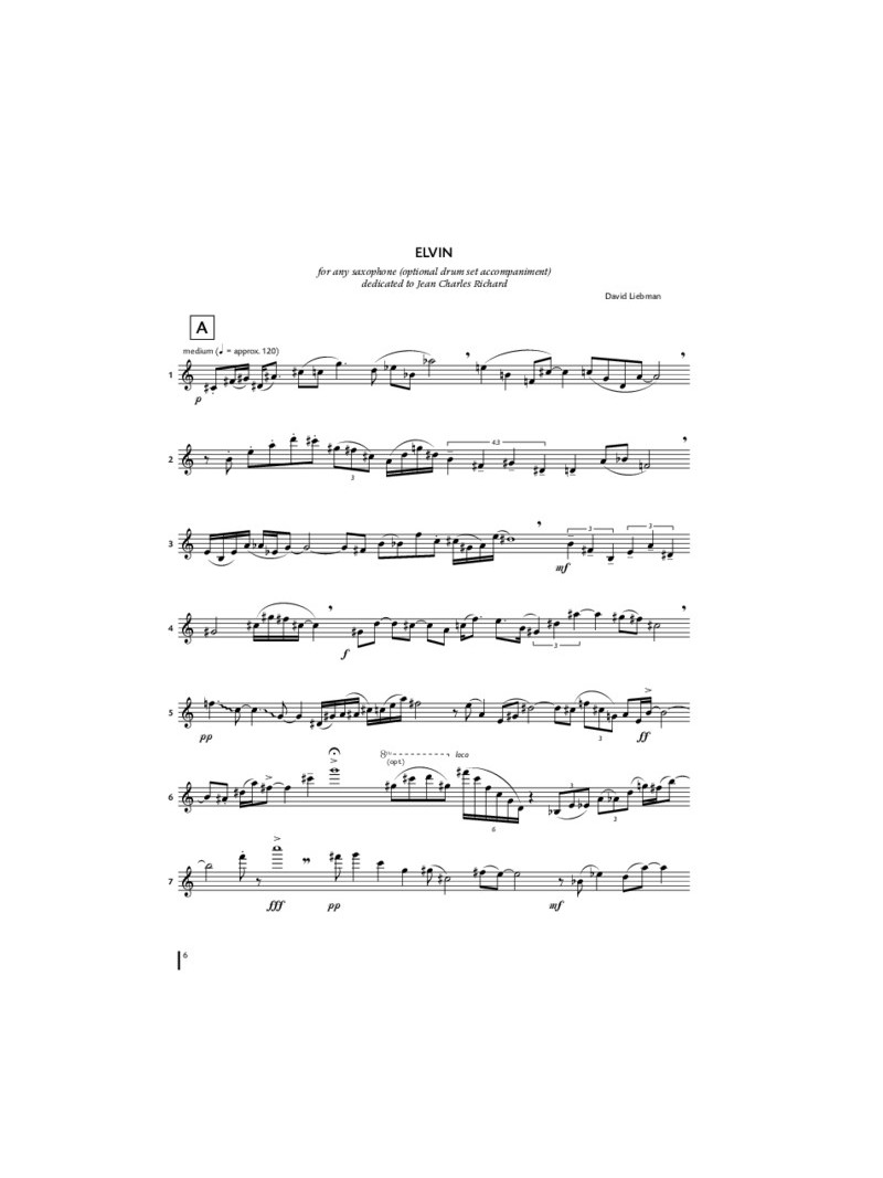 David Liebman - Elvin