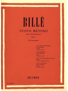 Bille' - Nuovo metodo per contrabbasso Parte I - 3° Corso