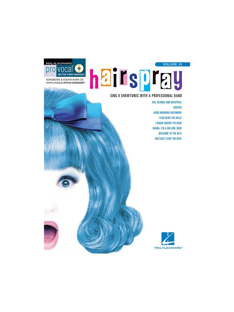 Pro Vocal: Hairspray Volume 30 (book/CD sing-along)