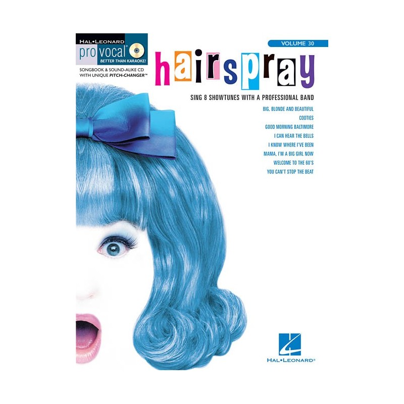 Pro Vocal: Hairspray Volume 30 (book/CD sing-along)
