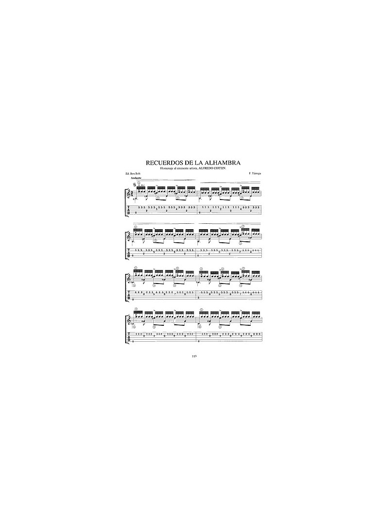 Tarrega in Tablature (book/CD)