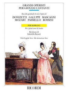 Grandi operisti per giovani cantanti (Soprano) - Raccolta I