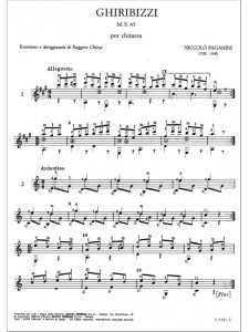 Niccolo' Paganini - Ghiribizzi M.S. 43