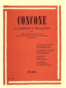 Concone - 25 lezioni o vocalizzi op. 10