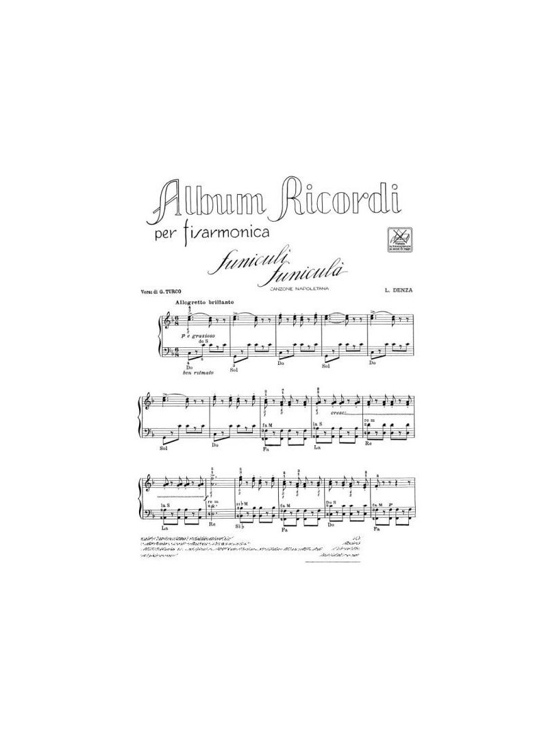 30 Pezzi Celebri per Fisarmonica - Album Ricordi n.1