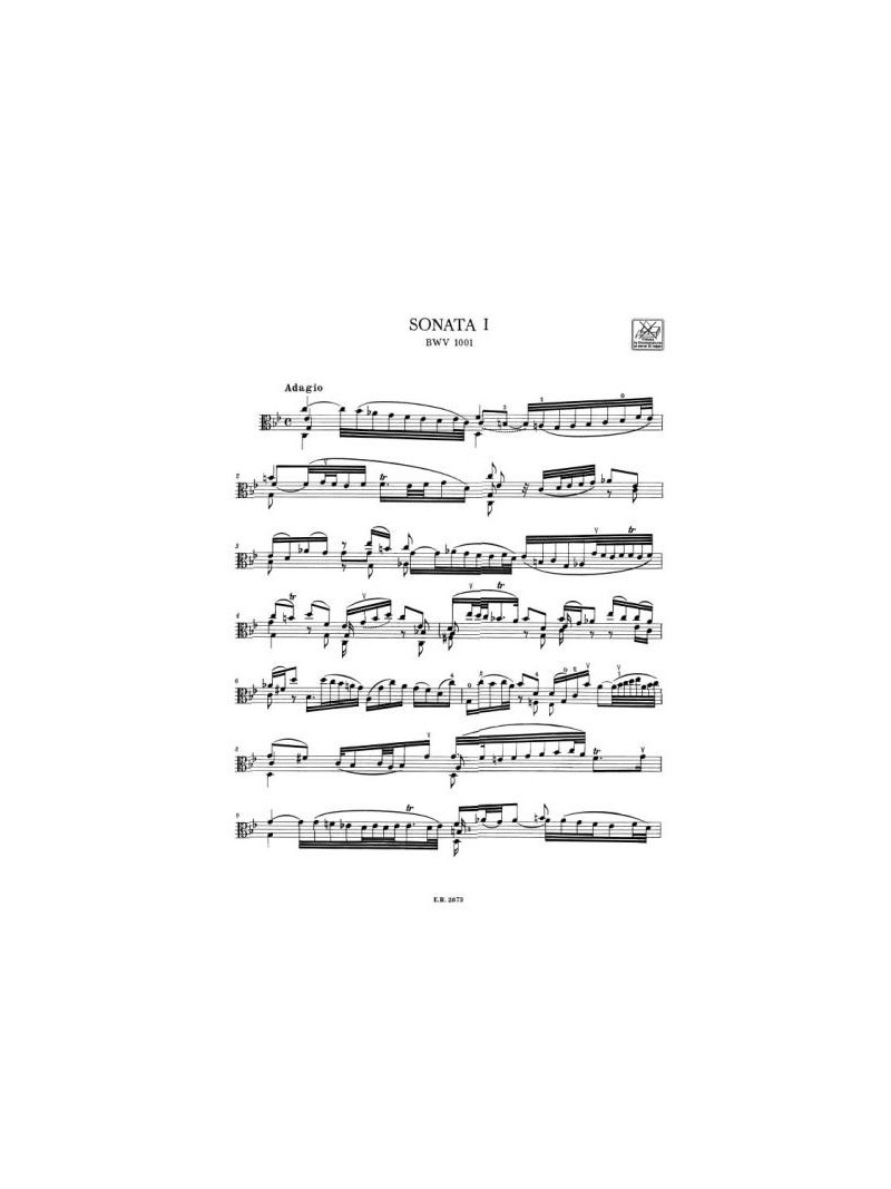 Bach - 6 Sonate e Partite - Per Viola