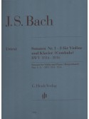 Sonatas for Violin & Piano Nr. 1-3 BWV 1014 -1016