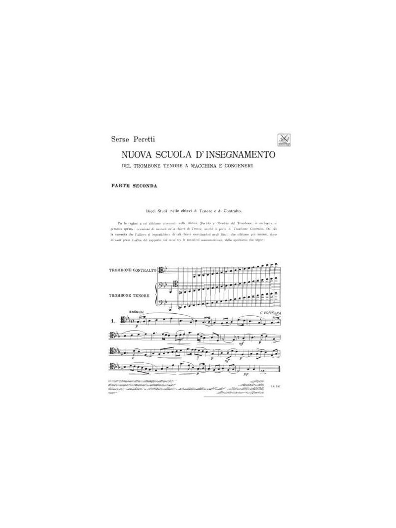 Nuova scuola di insegnamento del trombone - Parte II