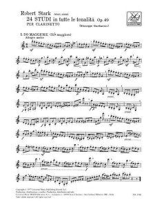 24 Studi in tutte le tonalità - Per clarinetto