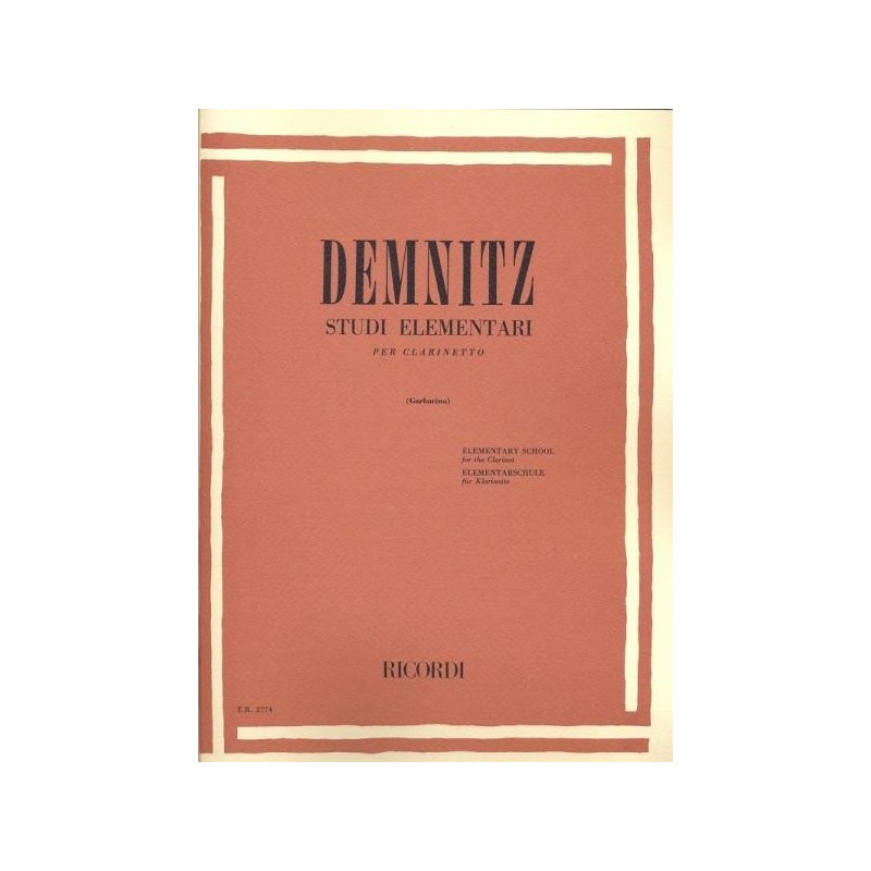 Studi elementari - Per Clarinetto
