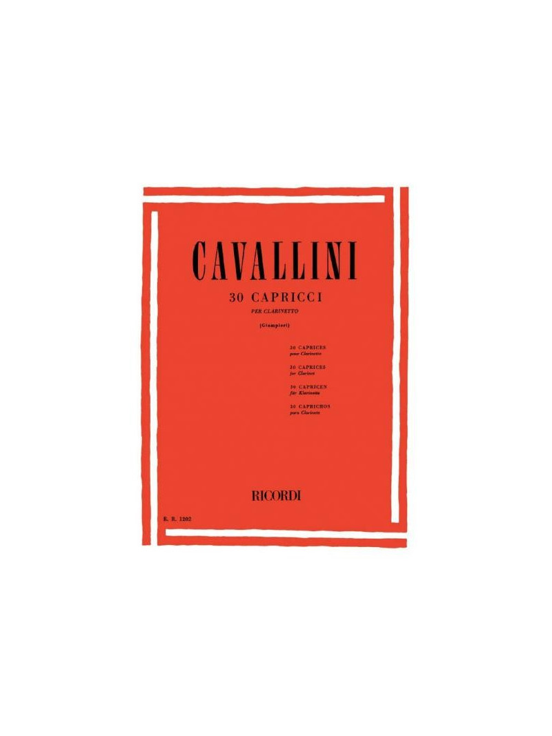 30 Capricci - Per Clarinetto