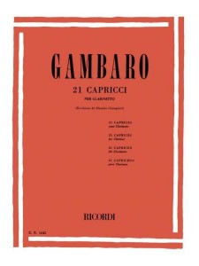 Gambaro - 21 Capricci per clarinetto