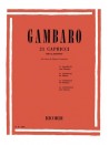 Gambaro - 21 Capricci per clarinetto