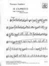 Gambaro - 21 Capricci per clarinetto