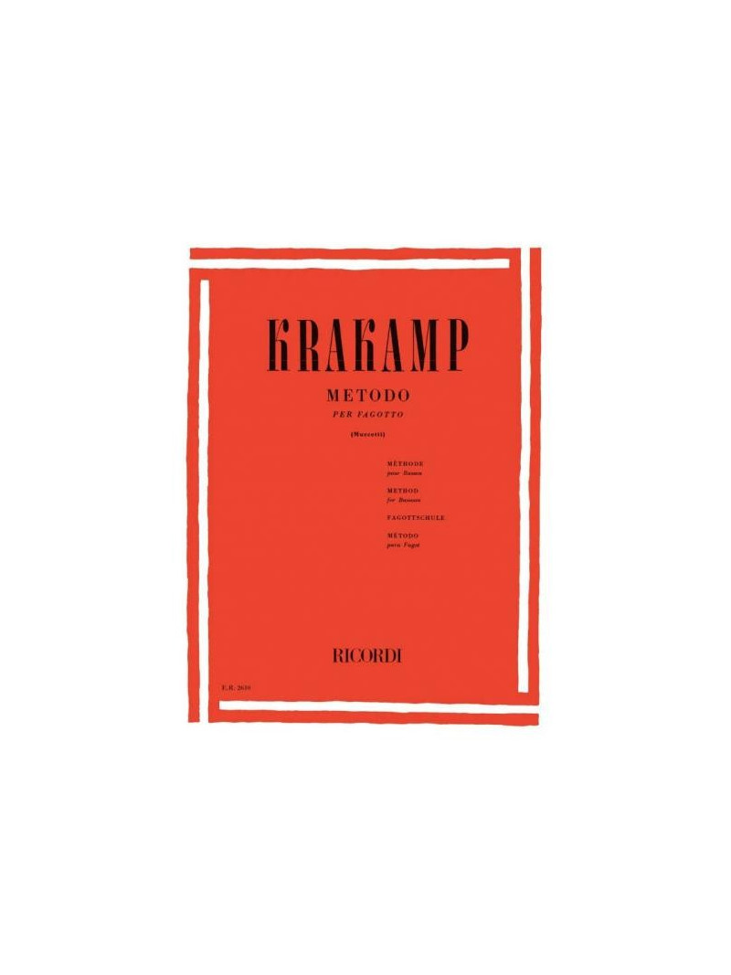 Krakamp - Metodo per Fagotto