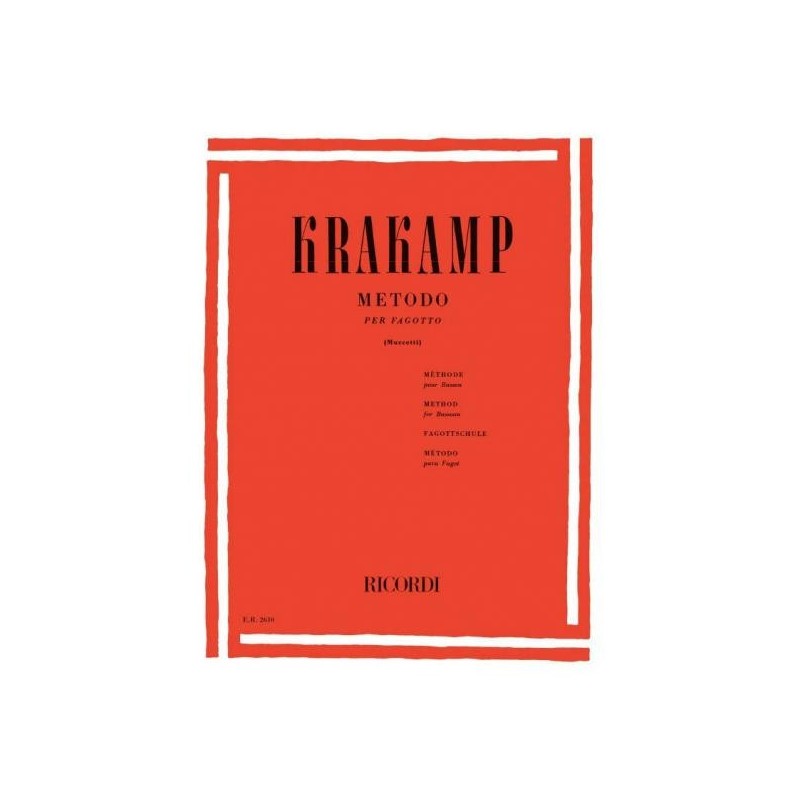 Krakamp - Metodo per Fagotto