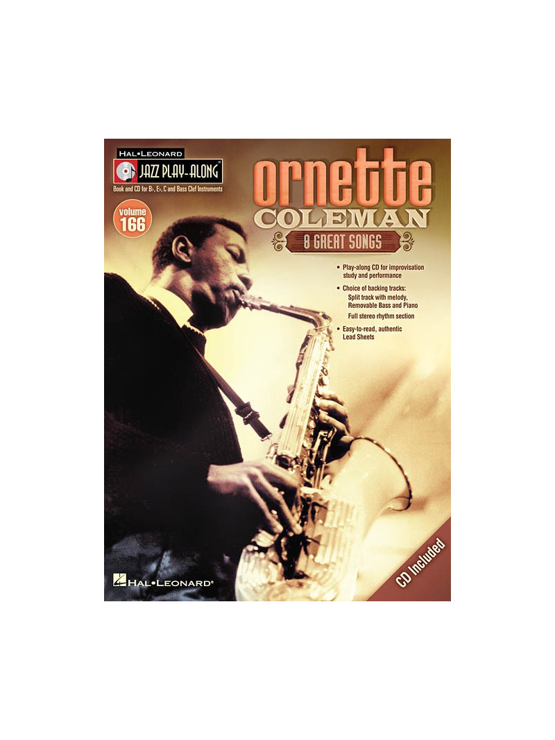 Jazz Play-Along Volume 166: Ornetet Coleman (book/CD)