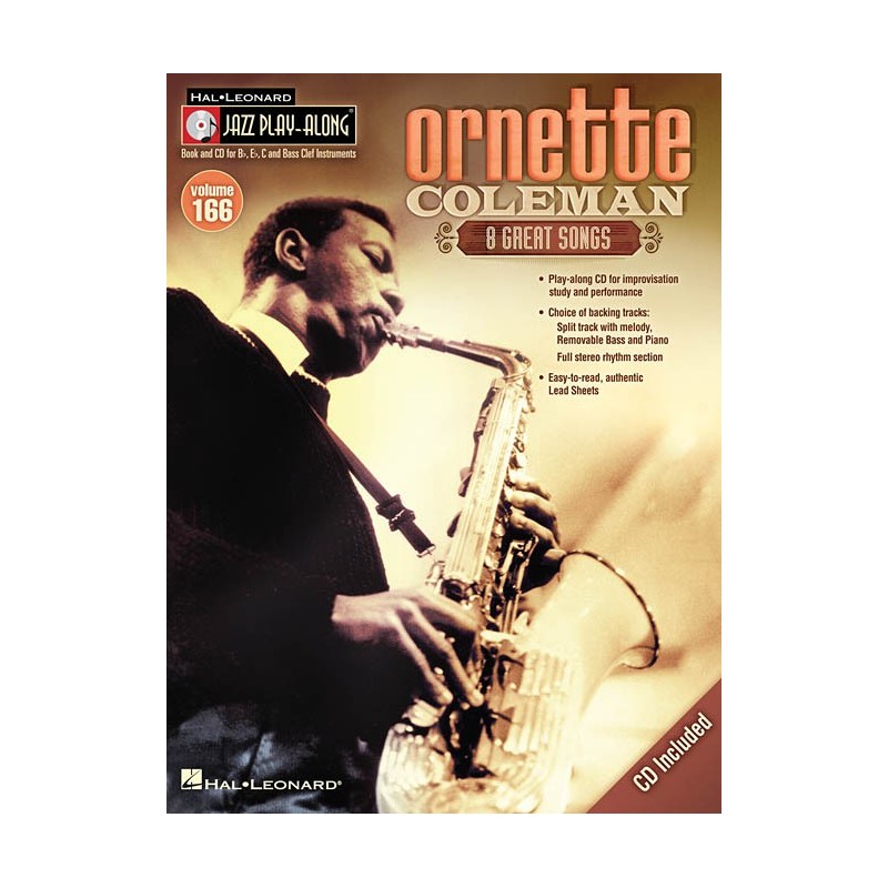 Jazz Play-Along Volume 166: Ornetet Coleman (book/CD)