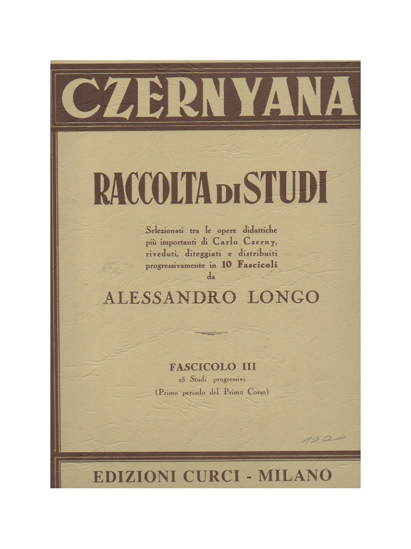 Czernyana - Raccolta di studi - Fascicolo III