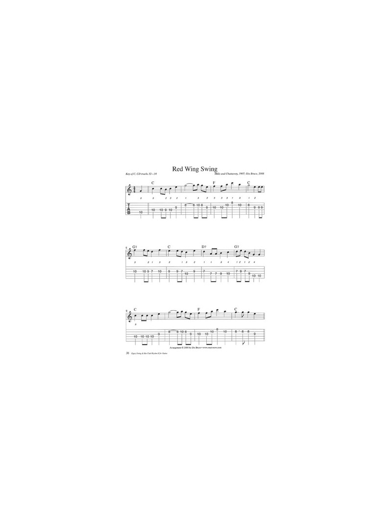 Gypsy Swing & Hot Club Rhythm II - Guitar (book/CD)