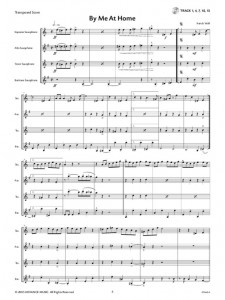 3 Dixieland for Saxophone Quartet (book/CD play-along)