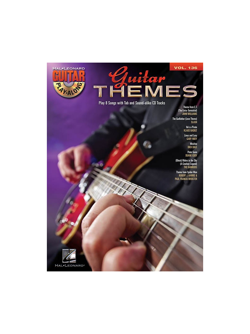 Guitar Themes: Guitar Play-Along Volume 136 (book/CD)