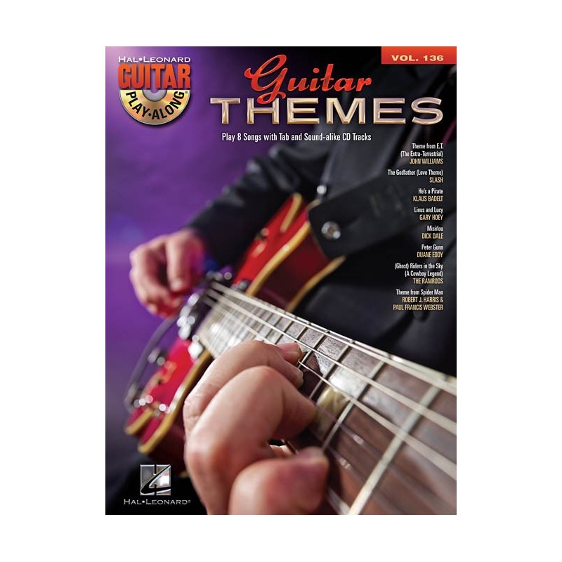 Guitar Themes: Guitar Play-Along Volume 136 (book/CD)
