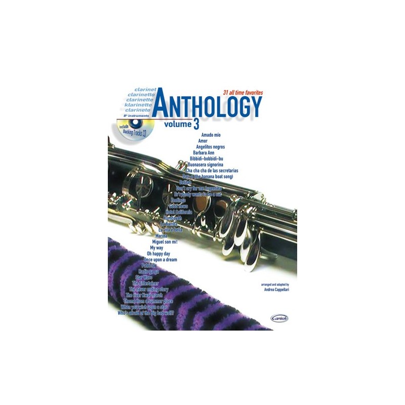 Anthology: 31 All Time Favorites Bb Clarinet 3 (libro/CD)