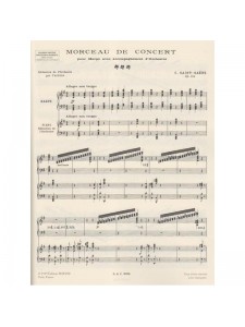 Morceau de concert (harpe & piano)