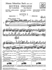 Suites inglesi - Per pianoforte